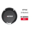 thumbnail image 4 of Control remoto general de puerta de garaje Keydiy B31 PENGJJMXG 4 botones negro, 4 of 5