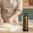 thumbnail image 4 of Seasoning Shaker Jar - 4 Adjustable Hole Plastic Spice Dispenser - Glass Bottle Kitchen Condiment Shaker - 450ML, 4 of 7