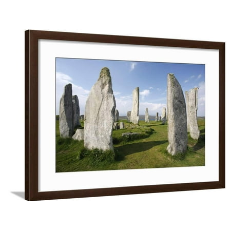 Callanish Stones, Isle of Lewis, Outer Hebrides, Scotland, 2009 Framed Print Wall Art By Peter Thompson