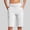 White, variant on Women's High Waisted Yoga Shorts with Pockets 2026 Summer Casual Knee Length Comfy Breathable Workout Running Athletic Beach Shorts