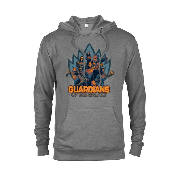 Marvel Guardians of the Galaxy Volume 3 Team with Crest - Pullover Hoodie for Adults - Customized-Graphite Heather