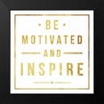 thumbnail image 2 of Grey, Jace 15x15 Black Modern Framed Museum Art Print Titled - Motivate, 2 of 5