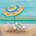 thumbnail image 2 of Joy, Julie 15x15 Gold Ornate Wood Framed with Double Matting Museum Art Print Titled - Two By The Sea II, 2 of 4