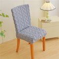 thumbnail image 3 of Nituyy Elastic Chair Cover, Soft Plush Chair Back Cover Jacquard Dining Chair Cover Home Decor, 3 of 4