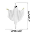thumbnail image 2 of PEONAVET Halloween Ghost DecorHanging Ghost Ornament with Hand Bones Scary Ghost Halloween for Front Porche Yard Garden Home, 2 of 5