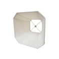 thumbnail image 5 of Royal Designs 16" Square Cut Corner Bell Lamp Shade Eggshell, 5 of 5