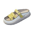 thumbnail image 4 of Maoww Sandales à Enfiler pour Femmes Imperméables Souples à Enfiler Sandales Plates Sandales de Sol Chaussures 38 Jaune, 4 of 9