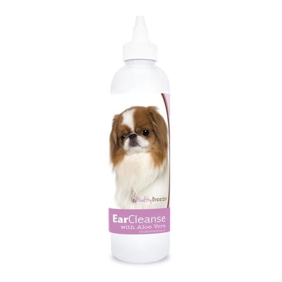 Healthy Breeds 840235109310 8 oz Japanese Chin Ear Cleanse with Aloe Vera Sweet Pea & Vanilla