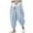 Blue, variant on Fashion Loose Casual Wide Pants Men's Elasticated Pants, Street Fashion Style, Suitable for Skateboard, Street Dance, Hip Hop and Daily Wear