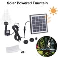 thumbnail image 1 of Outdoor Solar Powered Fountain Garden Pond Submersible Water Pump Pool, 1 of 6