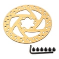 thumbnail image 1 of 140Mm Brake Disc For Rotor For Kugoo G2 Pro For Kugoo Pro Electric Scooter Brake Gold Shenzhuyue, 1 of 11