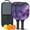 Black-3, variant on Pickleball Paddles Set Of 1, Fiberglass Surface, Ice Crystal Print, 1 Paddle, 2 Balls & Bag