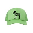 thumbnail image 1 of Protect the Great Outdoors Moose Trucker Hat - Black - Light Green, 1 of 1