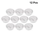 thumbnail image 1 of 12pcs Office Pc Computer Desk Grommet Cable Hole Cover 50mm Diameter (grey White), 1 of 3