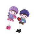 thumbnail image 1 of Dangling Figurine Home Doll Countertop Windowsill Figurines Lovers Statue, 1 of 9