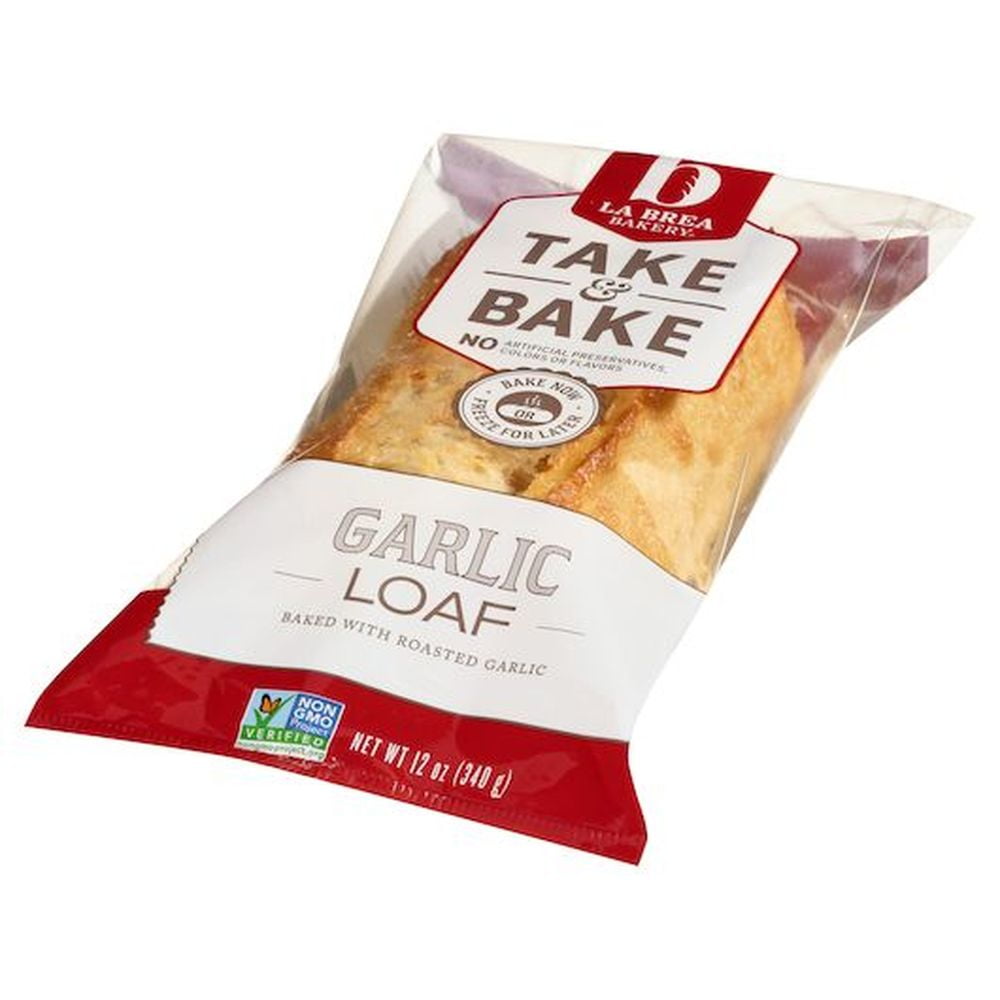 La Brea Bakery Take and Bake Tuscan Bread Loaf, 12 Ounce -- 12 per Case, Aryzta.