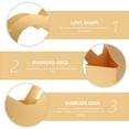 thumbnail image 2 of FRCOLOR Heart Shape Bouquet Flower Box Heart Paper Flower Packaging Box Paper Flower Box with Handle, 2 of 8