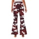 thumbnail image 4 of Pantalones largos con estampado de camuflaje para niñas, forro polar cálido, leggings casuales ligeramente acampanados, traje para niñas de 5 a 16 años., 4 of 6