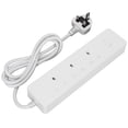 thumbnail image 3 of Regleta inteligente con Wifi, enchufe inteligente con 3 salidas de CA y 2 puertos de carga USB para el hogar, escuela, oficina, enchufe del Reino Unido, CA de 100-240V, 3 of 5