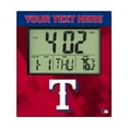 thumbnail image 2 of Keyscaper Texas Rangers Personalized Digital Desk Clock, 2 of 4