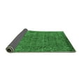 thumbnail image 2 of Ahgly Company Indoor Square Oriental Emerald Green Industrial Area Rugs, 8' Square, 2 of 4