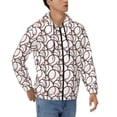 thumbnail image 4 of Zip Up Hoodies for Men - cute baseball Long Sleeve Comfrt Men'S Fashion Hoodies & Sweatshirts, Jackets for Men Hoodies Pullover Clothing Clothes with Pouch, 4 of 5