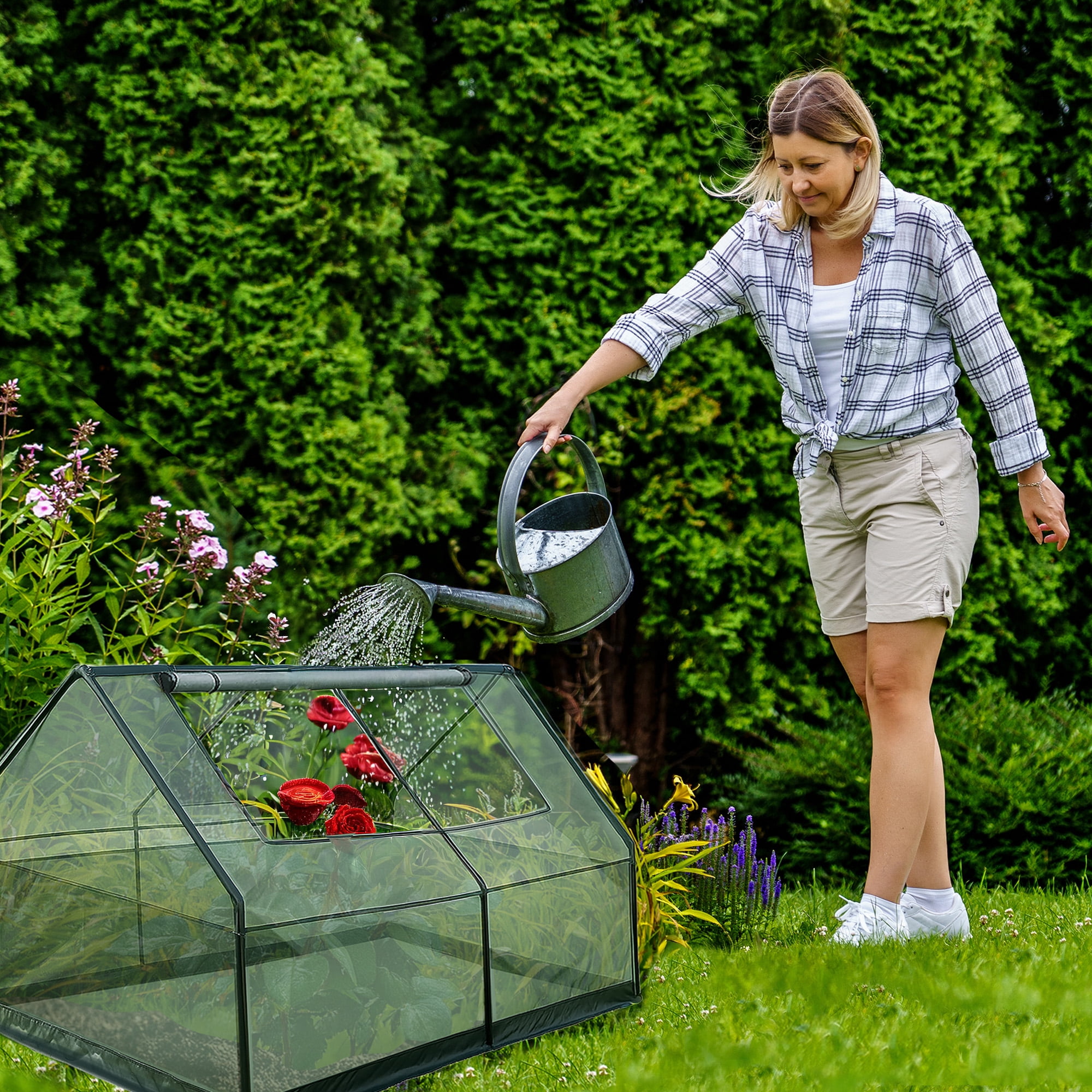 6ft x 3ft Raised Garden Bed Greenhouse Cover