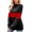 Red, variant on Lovskoo 2024 Sweaters for Women Long Sleeve Casual Stripe Round Neck Sweater Color Block Tunic Top Green