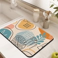 thumbnail image 2 of Washable Rubber Boho Style Vintage Floral Dish Drying Mats for Kitchen Counter Home Large Coffee Bar Pad Accessories and Decor for Utensils Stemware 18''x24'', 2 of 7