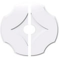 thumbnail image 1 of Ekena Millwork CMP36PL2-06000 36 in. OD x 6 in. ID Square Percival Architectural Grade PVC Contemporary Ceiling Medallion - 2 Piece, 1 of 1