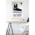 thumbnail image 5 of NHL Columbus Blue Jackets - Drip Skate 21 Wall Poster with Wooden Magnetic Frame, 22.375" x 34", 5 of 6
