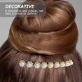 thumbnail image 3 of MesaSe 3 pcs Pearl Hair Combs Rhinestone Hair Comb Decorative Hair Side Comb Women Hair Combs, 3 of 5