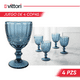 thumbnail image 2 of Set 4 Copas Vidrio Vino Tinto Agua Cristal 320 Ml Vittori  Azul Cobalto, 2 of 7