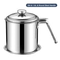 thumbnail image 1 of Kitchen Oil Pot Stainless Steel Oil Filter Household Cooking Oil Fat Separator with Lid, 1 of 8