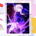 thumbnail image 2 of Pintura de diamantes de Anime colorido, Kits de pintura de diamantes de Satoru Gojo, bordado de mosaico de diamantes completo, punto de cruz, regalos de decoración del hogar, 2 of 4