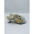 thumbnail image 4 of Jewel Badgley Mischka Women's Orsen Embellished Slide Sandals- Silver, US 7M, 4 of 11
