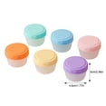 thumbnail image 4 of Shoreew 6Pcs Sauce Cup 60ml Leakproof Salad Dressing Container Reusable Condiment Dispenser for Picnics Traveling Kitchen Supplies, 4 of 6