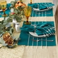 thumbnail image 2 of Teal Stripe Tassel Placemat (Set of 4), 2 of 3