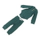 thumbnail image 2 of Conjunto de mono y pantalón para bebé Nikou color puro algodón suave 70 cm verde, 2 of 15
