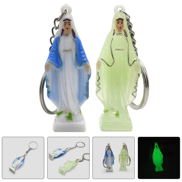 unbranded 2Ud Llavero Religioso Con Colgante De Metal Para De Y Llaves