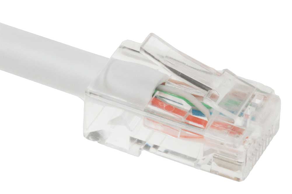 SF Cable Cat5e UTP NonBooted Cable, 30 feet White