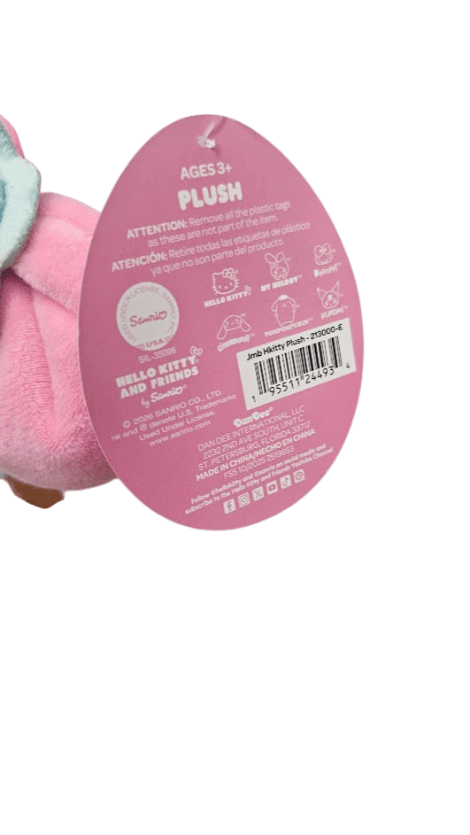 Sanrio® Hello Kitty® Jumbo 14-inch Plush Toy with Easter Bunny Ears