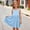 Blue, variant on Girls Casual Dress, Sleeveless Spaghetti Strap Cute Flowy Summer Flare Dress Purple Size 8