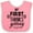 Pink and White, variant on Inktastic My 1st Thanksgiving Boys or Girls Baby Bib