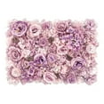 thumbnail image 3 of Panel de flores artificiales para decoración de pared, fondo de rosas para bodas, fiestas y eventos. Estilo D, 3 of 9