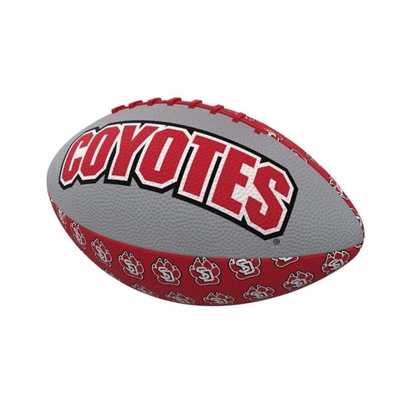 Logo Brands 338-93MR-3 South Dakota Mini Size Rubber Footballl