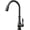 Nero, variant on Waterfall Faucet Black Kitchen Faucets Pull Out Kitchen Sink Mixer Tap, Single Lever Water Mixer Tap Crane for Kitchen 360 Rotation Mixer 866011 for Laundry Utility Rv