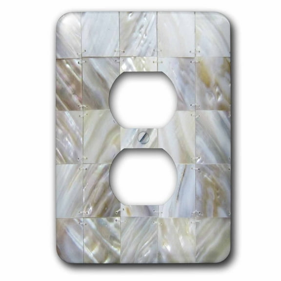 3dRose, Picturing Mother Of Pearl, 2 plug outlet cover