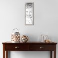 thumbnail image 4 of ArtToFrames 6" x 17" Bright Silver Picture Frame, 6x17 inch Silver Wood Poster Frame (WOM-4752), 4 of 8