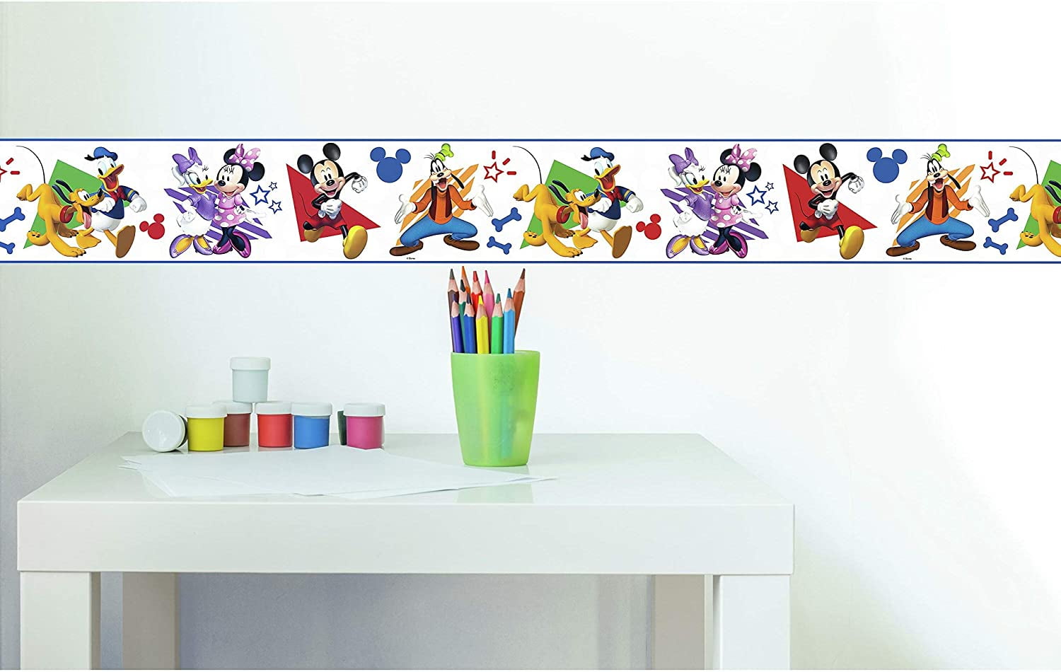 Disney Mickey and Friends Peel and Stick Wallpaper Border